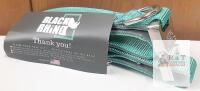 NEW Black Rhino Tactical Dog Collar, Medium, Aqua, Metal Buckle, Padded Neoprene, 17-21" Adjustable