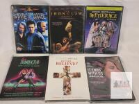 Six (6) New DVD Movies . Action , Biography , Comedy . 5 Sealed