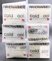 4 New Boxes Reusable Instant Hand Warmers, 3-4 Per Box, Flex Metal Disk to Activate, Place in Boiling Water To Reset