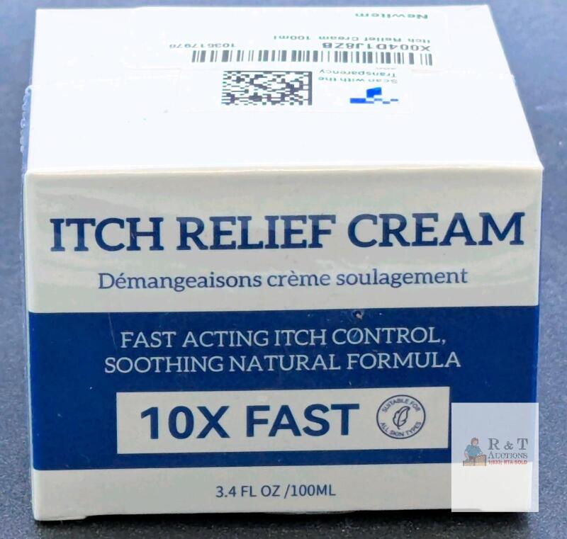 [exp 08/2027] New Itch Cream Relief, Fast Acting Itch Control