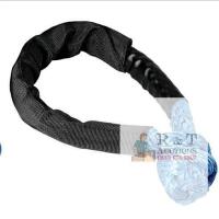 New - Synthetic Winch Rope Towing Soft Shackle .