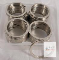 40 New Keychain Rings