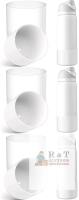 3 New Packs of 2 Silicone Water Bottle Boot for Owala 24oz 32oz 40oz, Anti-Slip Protective Sleeve Bottom Bumper Protector for FreeSip, Twist, and Flip Stainless Steel Water Bottles : 2&times; Clear, 1&times; White