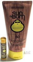 [exp 04/2026 - 11/2027] New SUN BUM Broad Spectrum SPF 50 UVA / UVB Protection, Water Resistant (80 Minutes) Premium Sunscreen Lotion & Mango SPF 30 Sunscreen Lip Balm
