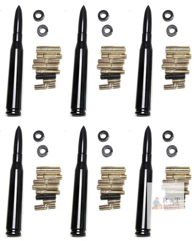 6 New Bullet-Shaped Short Antenna Enhance Replacement Fits for Silverado 1500 2500 3500