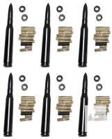 6 New Bullet-Shaped Short Antenna Enhance Replacement Fits for Silverado 1500 2500 3500