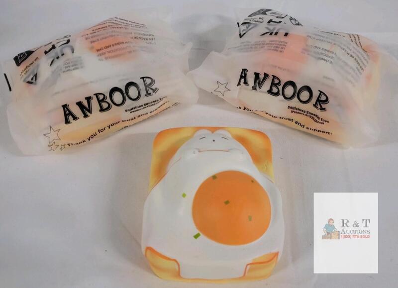 New - Anboor Squishy Waffle Cake Kawaii Scented Soft Slow Rising Squeeze Stress Relief Kids Toy .