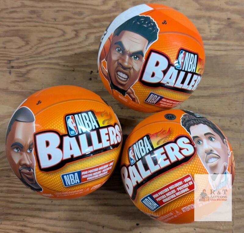 5 NEW ZURU Surprise NBA Ballers Sealed Collectible Mystery Ball&mdash;2023 NBA Licensed Toy