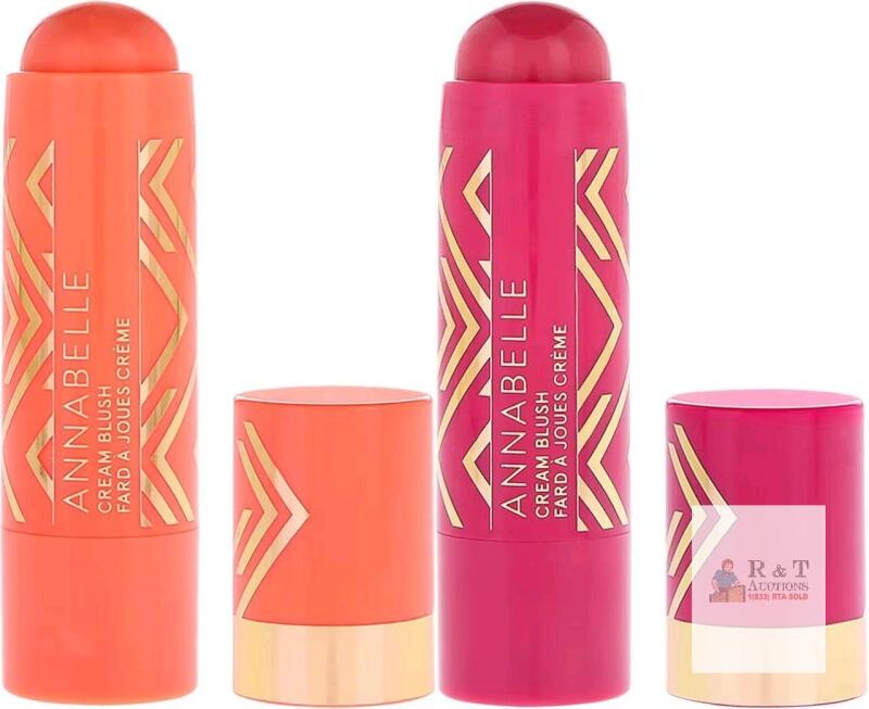2 New ANNABELLE Perfect Cream Blush : Subtle Coral + Light Berry