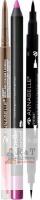 3 New ANNABELLE : Skinny Brow Liner (Universal Taupe), Waterproof Lip Liner (Boysenberry) & EyeInk&sup2; Liquid Eyeliner Duo (Black)