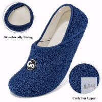 New Size 40/41 Women's Super Soft Pull-On House Slippers With Non-Slip Bottoms