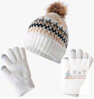 New sz O/S Women's Classic Style Cold Weather Hat and Glove Set