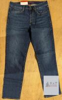 NEW Lucky Brand Women's Jeans Size 8/29, Dark Wash, 5-Pocket, Straight Fit, Mid-Rise
