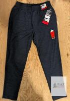 NEW Kirkland Signature Men's Lounge Pants, Medium, Dark Gray, Elastic Waist, Zippered Pocket