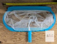 NEW INTEX JR8110 Pool Skimmer Net, 17" Wide Mesh, Blue Plastic Frame