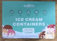 New: Ice Cream Containers 1.55L - Stackable - BPA Free