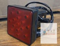 LED Trailer Hitch Light &ndash; 2" Receiver, 4-Pin Connector, 16 LEDs, Stop/Turn/Running Functions