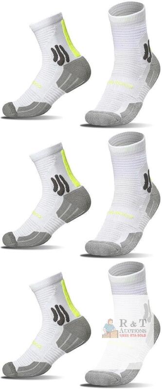 3 New Pairs O/S Unisex BRISIRA Coolmax Socks. Blister, Sweat & Odor Protection