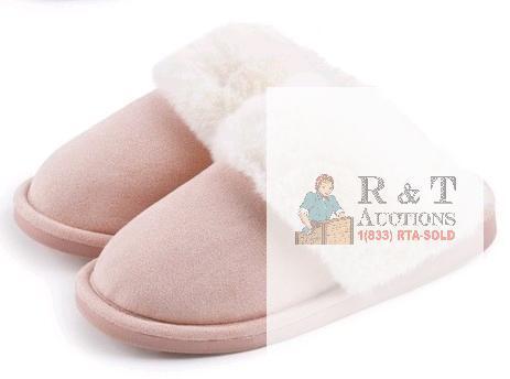 New Size 5-6 Women's LAND VOGUE Scuff Slippers Indoor Outdoor with Anti Slip Sole