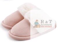 New Size 5-6 Women's LAND VOGUE Scuff Slippers Indoor Outdoor with Anti Slip Sole