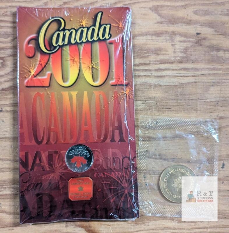 Canada Day 2001 Quarter & 1967 Confederation Coin