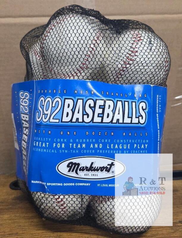 New Markwort S92 Baseballs 1 Dozen Balls