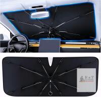 New Universal Umbrella Car Windshield Sunshade, Fits Most Cars & Trucks