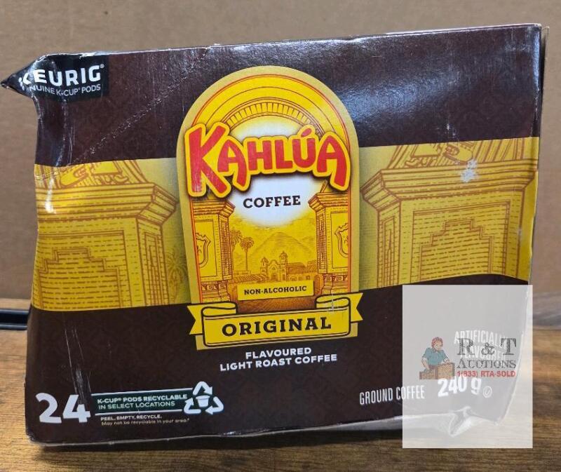 (BB APR 25) Kahl&uacute;a Original Light Roast Coffee, 24 Keurig K-Cup Pods, Flavoured, 240g, Exp 2025