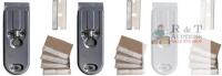 3 New Red Devil Razor Blade Scrapers With 5 Retractable Single Edge Razor Blades #3222