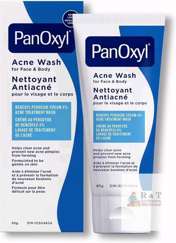 [exp 09/2026] New PANOXYL Benzoyl Peroxide Cream 4% Daily Acne Cleansing Wash 85g