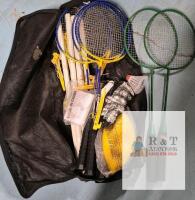 AS New Gamecraft Volleyball & Badminton Set + extras