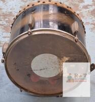 Vintage 13" Diameter Drum 10" Tall