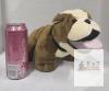 New Vachichi English Bulldog Plush Toy 12" Brown & White Stuffed Animal with Collar - 2