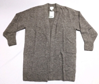 New H&M Long Cardigan: Dark Taupe (Size Small)