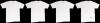 4 New KIRKLAND Signature 100% Cotton White T-Shirts