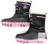 New Size 12 Girl's EDDIE BAUER Black Pink Winter Boots