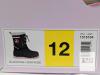 New Size 12 Girl's EDDIE BAUER Black Pink Winter Boots - 4