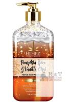 New HEMPZ Limited Edition Pumpkin Spice & Vanilla Chai Herbal Body Moisturizer, 500ml