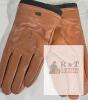 New sz Medium Men's GSG Leather Driving Gloves Wool Lined - 2