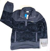 New Size SM Women's COLUMBIA Sherpa Fleece Popover Sweater