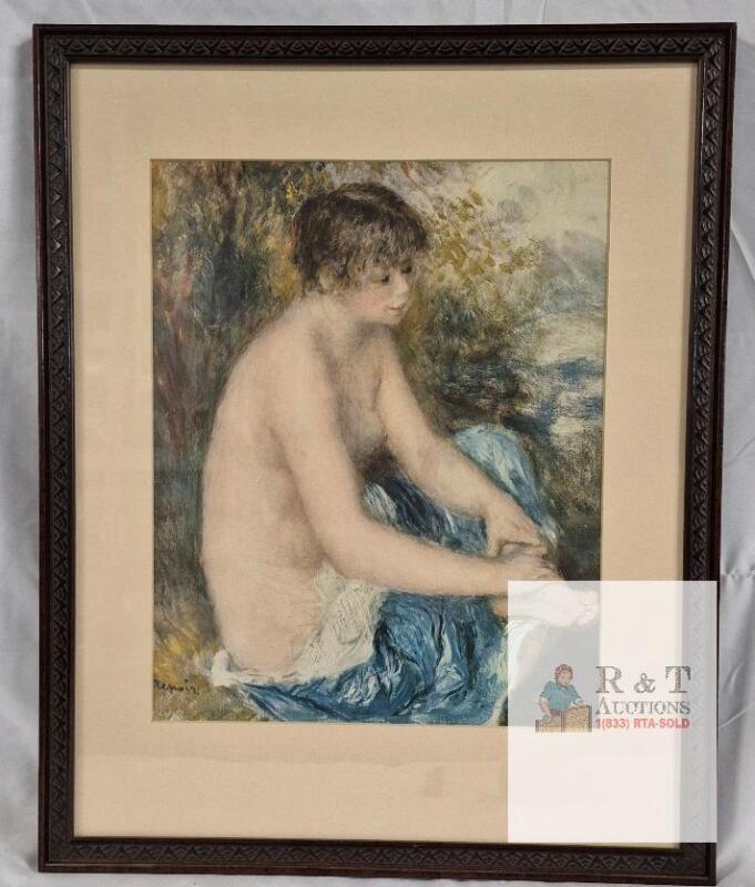Vintage Framed Print - Signed 20.5 by 16.5"