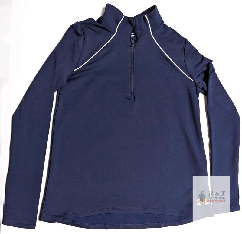 New Size YXL Boy's UNDER ARMOUR Loose Fit Quarter-Zip Long-Sleeve Top