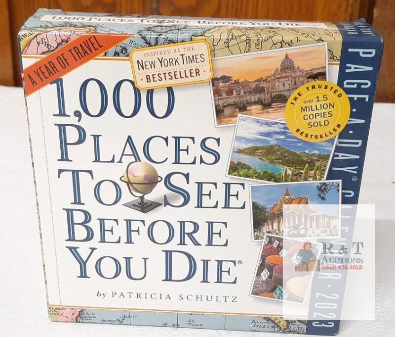 New 1,000 Places to See Before You Die Calendar 2023