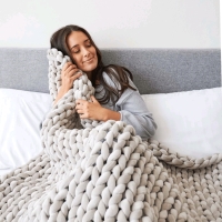 New Hush Knit Weighted Blanket.