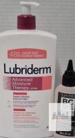 2 New Body & Hair Care Products Lubriderm Lotion 710mL & Clairol Hair Dye Advanced Gray Solution 88mL