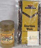2 New Rani Brand Spices - Beef Curry & Anardana Whole (Dry Pomegranate Seeds)