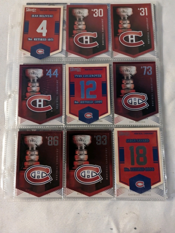 100 Year Anniversary Cards of The Montreal Canadians.