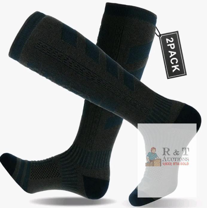 2 New Pairs sz Small (3.5-6) Sanyiyiba Men's Merino Wool Snow Sports Socks