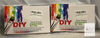 2 [Adult Crafts] New Passionate Adult Couple DIY Paint-By-Numbers Kit, 16" &times; 20"