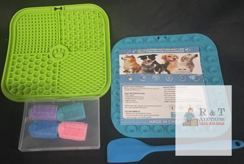 New Pet Feeder For Wet Food and Dog Toothbrushes